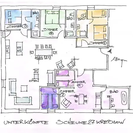 Scheune 27 Apartamento Krebsow